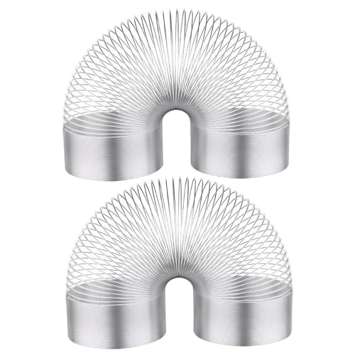 UWEOTYYY 2Pcs Squirrel Baffle Squirrel-Proof Spring Device Stainless Steel Baffles for Bird Feeders Anti- Spring Coil Device Protects Hanging Bird Feeders for Outdoor Baffle von UWEOTYYY