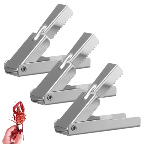 3pcs Shrimp Deveineineingang -Werkzeug 3 Handheld Edelstahl -Langusterschale und Deveiner -Werkzeug für SHRMP, Langusten, um Schwanz in Küche, Restaurant, Garnelenschäler und Devierer zu entfernen 3pcs Shrimp Deveineineingang -Werkzeug 3 Handheld Edelstahl -Langusterschale und Deveiner -Werkzeug für SHRMP, Langusten, um Schwanz in Küche, Restaurant, Garnelenschäler und Devierer zu entfernen von UWEOTYYY