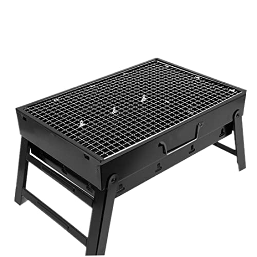 BBQ Grill tragbarer Grill tragbares Holzkohlefeuerwehrgrill-Barbecue-BBQ-Schreibtisch Tabletop für Home Camping Desk Tabletop von UWEOTYYY