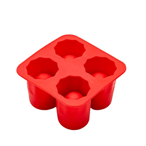 Glasbecher Eisform, Silikoneiswürfel Weinglasform Tablett Maker Form Küchenzubehör zufällige Farbe, Silikonwürfel von UWEOTYYY