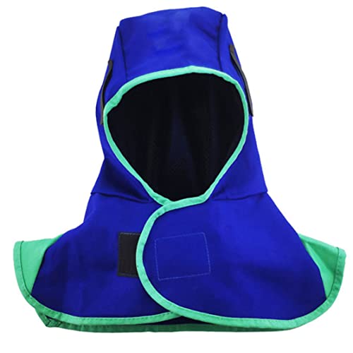 Schweißhaube Hitzebeständiges Nylon Helm Hals Gesichtsschweißer Sicherheitschutzschild Blau Blau Schweißhaube Hitzebeständiges Nylon Helm Hals Gesichtsschweißer Sicherheitschutzschild Blau Blau von UWEOTYYY