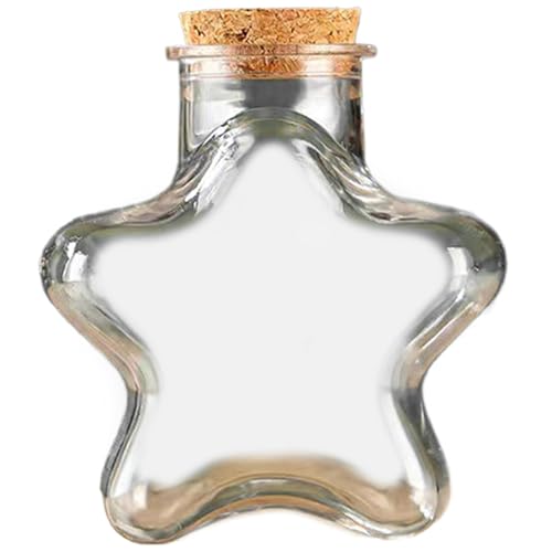 Sukkulente Töpfe, Moos -Terrarium -Kit, 230 ml klare fünf Sterne geformte saftige Töpfe, lustiges DIY PE -Desktop -Terrarium, Easy Care Flower for Home Office Desk Pflanzenblume von UWEOTYYY