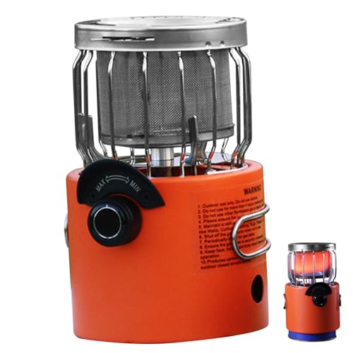 Tragbarer Butanheizung 1 Set 2 in 1 tragbarer Herd niedriger Verbrauch Campingofen niedriger Rauschen kompakt einstellbare Dämpfer Campingheizung für Outdoor Tragbarer Butanheizung 1 Set 2 in 1 tragbarer Herd niedriger Verbrauch Campingofen niedriger Rauschen kompakt einstellbare Dämpfer Campingheizung für Outdoor von UWEOTYYY