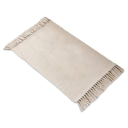 UWEOTYYY Boho Badezimmer Teppiche, Boho -Fläche Teppich mit Quasten, 2x4ft Beige niedriger Stapel -Läufer Teppich, reversibler waschbarer modern UWEOTYYY Boho Badezimmer Teppiche, Boho -Fläche Teppich mit Quasten, 2x4ft Beige niedriger Stapel -Läufer Teppich, reversibler waschbarer modern von UWEOTYYY