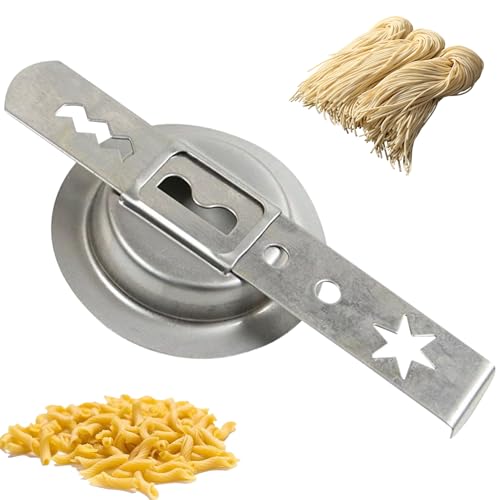 UWEOTYYY Cookie Press, Kekshersteller Metall Press 4 Formen Fleischschleife Ansatzteig Teig Nudel Maker für die Heimküche Bäckerei, Fleischschleife, 8# von UWEOTYYY