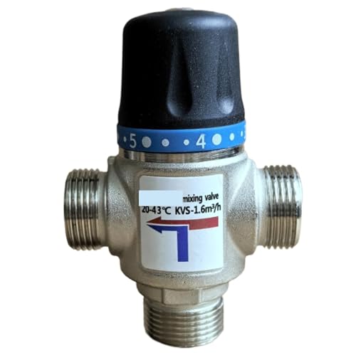 Exposed Water Heater Automatic Mixing Valve, Intelligent Thermostatic, Hot And Cold,Male Connection(DN25) von UWEQOICZ