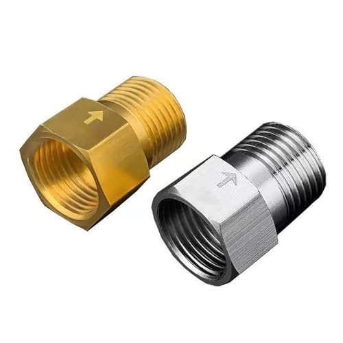 Vollkupfer-Wasserventil, Rückflussverhinderer for Toiletten, Einweg-Badezimmer, verweigert das Trinken von Solarenergie(1 pure copper 1l2) von UWEQOICZ