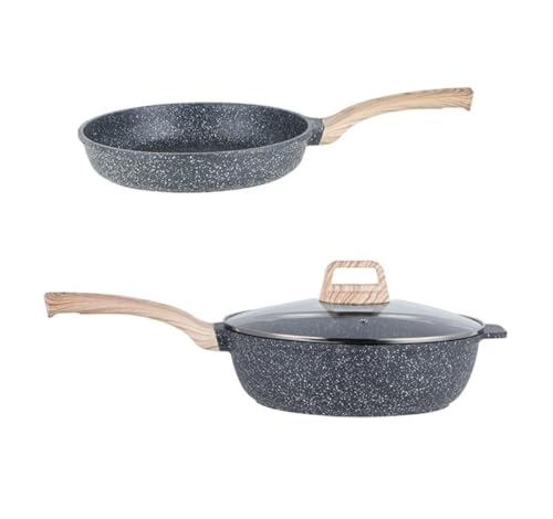 Kochgeschirr Set Töpfe und Pfannen Set 2 Stück Kochgeschirr Set Bratpfanne Wok Set Induktionsherd Rauchfrei Home Herd Antihaft Pfanne Kochtopf Set Kochen P Kochgeschirr Set Töpfe und Pfannen Set 2 Stück Kochgeschirr Set Bratpfanne Wok Set Induktionsherd Rauchfrei Home Herd Antihaft Pfanne Kochtopf Set Kochen P von UWEREBFM