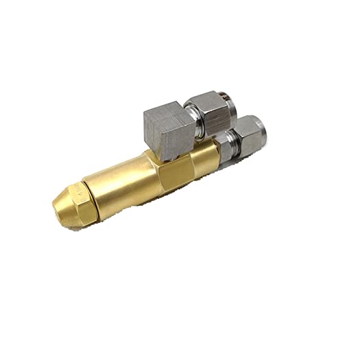 UWFKFGBJL Mini Power Kleine Pumpenölnebeldüse, Industrieller Abfallkessel, Heizölbrenner-Sprühdüse, Luftzerstäubungsdüse, Kessel-Altölbrennerdüse (Farbe: 2,0 mm) von UWFKFGBJL