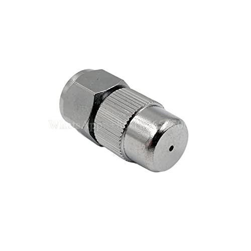 UWFKFGBJL Mini Power Small Pump Industrie-Nebelsprühgerät zur Staubkontrolle, 1/4-Zoll-Innengewinde, vernickelte Messing-Staubunterdrückungsdüse für Nebelkanonenmaschine (Farbe: 1,0 mm Innengewinde) von UWFKFGBJL