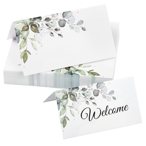 50 Stück Tischkarten Blanko, Beschriften Platzkarten, Hochwertige Tischkarten, Tischkarten Geburtstag,Tischkarten Hochzeit,Als Platzkarten, Namenskarten, Tischreservierung, Hochzeit(Green Leaf Style) 50 Stück Tischkarten Blanko, Beschriften Platzkarten, Hochwertige Tischkarten, Tischkarten Geburtstag,Tischkarten Hochzeit,Als Platzkarten, Namenskarten, Tischreservierung, Hochzeit(Green Leaf Style) von UWOBEFO