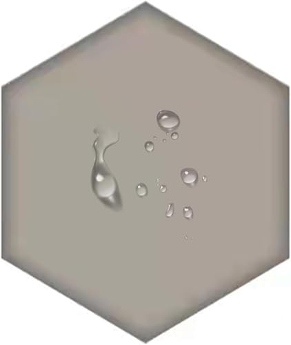 3D Wandpaneele Gepolstert Wasserdicht, Packung Mit 1/2/3/4/6/5 Hexagon Kollisionsschutz Kopfteil Wandkissen Weiche Wanddekoration Selbstklebend Für Wohnzimmer，Schlafzimmer(Color1,25x28x3cm(1pc)) von UWOBTN