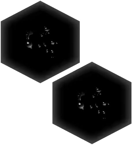 3D Wandpaneele Gepolstert Wasserdicht, Packung Mit 1/2/3/4/6/5 Hexagon Kollisionsschutz Kopfteil Wandkissen Weiche Wanddekoration Selbstklebend Für Wohnzimmer，Schlafzimmer(Color11,25x28x3cm(2pcs)) von UWOBTN