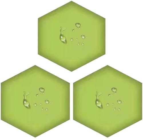 3D Wandpaneele Gepolstert Wasserdicht, Packung Mit 1/2/3/4/6/5 Hexagon Kollisionsschutz Kopfteil Wandkissen Weiche Wanddekoration Selbstklebend Für Wohnzimmer，Schlafzimmer(Color3,25x28x3cm(3pcs)) von UWOBTN
