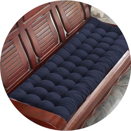 Bankkissen Outdoor Bankauflage 1/2/3-Sitzer 8cm Dickes Sofa-Bank Sitzkissen Gartenbank Kissen für Zuhause, Garten, Schaukel, Terrasse Kissen Sitzpolster ( Color : #6 , Size : 55x110cm/21.6x43.3in ) von UWOBTN
