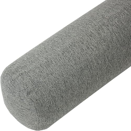 Nackenrolle 10X40/15X40 Rollenkissen Weichem Zylindrisches Nackenrolle mit Reißverschlus Nackenkissen Bequemes Rohrkissen Kissen für Kopf, Nacken, Rückenstütze Reisekissen(Color 1,10x40cm/4x15in) von UWOBTN