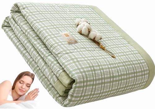UWOBTN Kühlende Decke Cotton Down Bettdecke Weich Baumwolle Daunendecke Bettwäsche Sommer-Bettdecke leichte Baumwolldecke Erfrischende und Atmungsaktive Kühldecke(#5,150x200cm) von UWOBTN