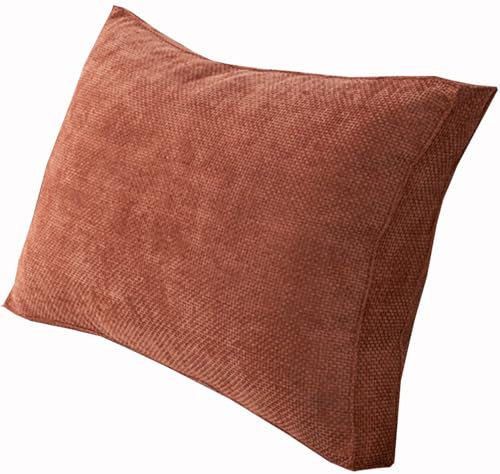 UWOBTN Lesekissen für Bett und Sofa Weiches Kopfteil Wandkissen 60/70/80/90cm Couch Kissen Waschbar Rückenkissen Abnehmbarem Lendenwirbel-/Rückenstützkissen Waschbar(Color 5,70x50+18cm) von UWOBTN