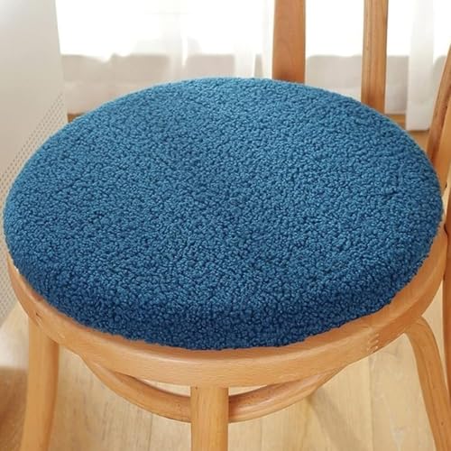 Weiche Rund Sitzkissen Memory Foam Stuhlkissen Abnehmbar Waschbare Rutschfest Stuhlauflage Esszimmerstuhlkissen Bequem Bodenkissen Büro Küche Garten Outdoor Indoor Sitzpolster(Colour15,50cm/19.6in) von UWOBTN
