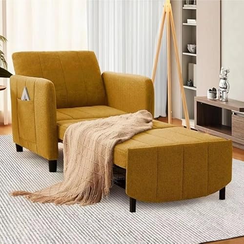 UWSKLAOJDF 213,4 cm langer, umwandelbarer Schlafsessel, 4-in-1-Sofa, Bett, verstellbare Liege, bequem, platzsparend, ausziehbarer Stuhl mit abnehmbarem von UWSKLAOJDF