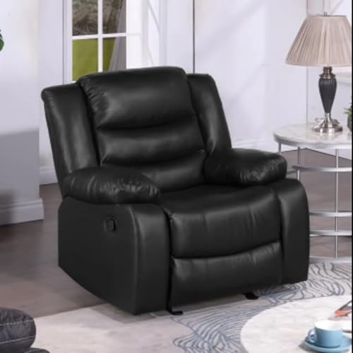 UWSKLAOJDF Manueller Liegestuhl ohne Wippe, Lazy Boy Sofa, Stuhl, Kunstleder, Liegesessel für Wohnzimmer, Schlafzimmer von UWSKLAOJDF