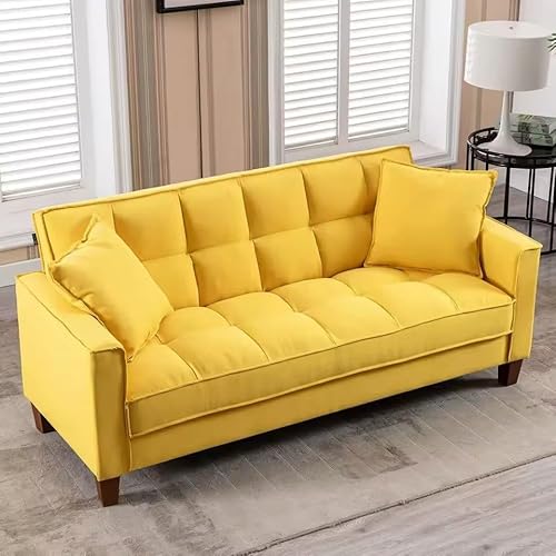 UWSKLAOJDF Sofas, Sofas für Wohnzimmer, Gitter, getuftetes Zweisitzer-Sofa, gepolstert, 2-Sitzer, Schlafzimmer, Couch, weich, bequem, Schlafsofa für kleinen Raum UWSKLAOJDF Sofas, Sofas für Wohnzimmer, Gitter, getuftetes Zweisitzer-Sofa, gepolstert, 2-Sitzer, Schlafzimmer, Couch, weich, bequem, Schlafsofa für kleinen Raum von UWSKLAOJDF
