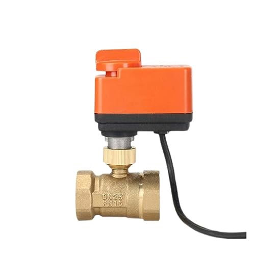 1/2" 3/4" 1" 2" Messing motorisierter Kugelhahn 3-Draht 2 Steuerung normalerweise geschlossen DC24V DC12V Elektrischer Kugelhahn mit manuellem Schalter(Dc12v,2 Inch) von UWUKCJOKQ