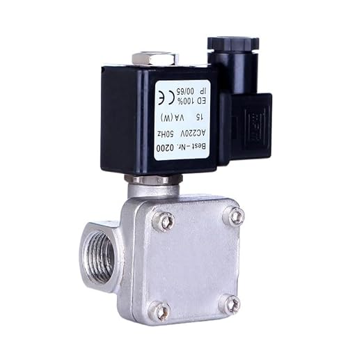 1" 304 Edelstahl Hochdruck 1,6 MPa Normalerweise geschlossenes Messing-Magnetventil Pilot-Magnetventil(12vdc-nbr-seal) von UWUKCJOKQ