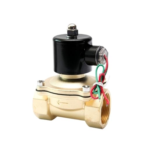 1 Zoll elektrisches Magnetventil Wasser 24 V 12 V 110 V normalerweise geschlossen direkt wirkend(Npt-24vdc-120degree) von UWUKCJOKQ