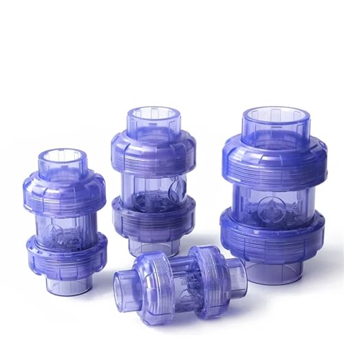 20 mm-63 mm PVC-Einweg-Rückschlagventil, UPVC-Rohrverschraubung for Gartenbewässerung, Aquarium(DIN 25mm) von UWUKCJOKQ