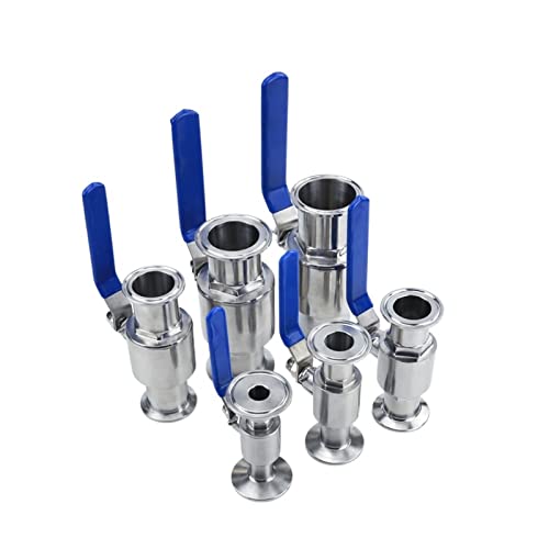 3/4 Quot; 19/25/32/38/42/45/51 mm 304 Edelstahl Sanitär-Kugelhahn Tri-Clamp 50,5/64 mm Zwinge Typ 1 Stück(45mm x Ferrule 64) von UWUKCJOKQ