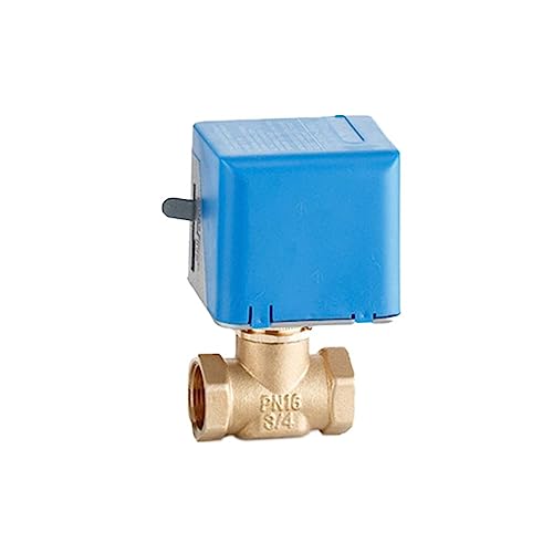 3/4" motorisierte elektrische Messing-Kugelventile 2-Draht AC220V Zwei-Wege-Absperrventil(24vac) von UWUKCJOKQ