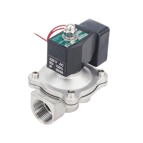 3/8-Zoll-Magnetventil for elektrisches Wasser, 220 V, 12 V, Edelstahl, normalerweise geschlossen, nicht DIN, IP65 wasserdicht(Bsp-24vdc,2W-10 NBR) von UWUKCJOKQ