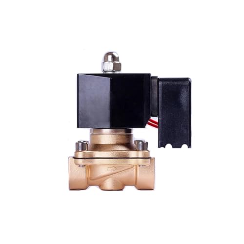 Energiesparendes Magnetventil ohne Wasser, 24 V, 12 V, Messing, normalerweise geschlossen for Langzeitbetrieb(Npt-220vac,2W-15 VITONSEAL) von UWUKCJOKQ