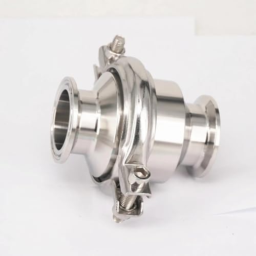 Passend for 45-mm-Rohraußendurchmesser x Tri-Clamp-2-Zoll-Hülsenaußendurchmesser 64 mm, 304-Edelstahl-Sanitär-Rückschlagventil, Einweg-Rückschlagventil von UWUKCJOKQ