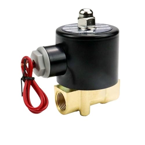 UWUKCJOKQ 3/8'' Normalerweise geschlossenes Messing-Magnetventil 24V 12V 220V 110V Wasser-/Gas-Magnetventile(120vac-nbr-seal) von UWUKCJOKQ
