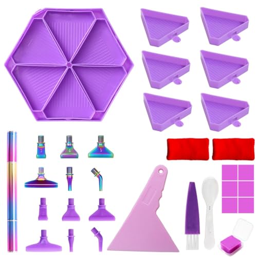 UWYRKSW 6-Gitter-Palette, Diamant-Malerei-Tablett-Kits, Sechseck-Bohrplatte mit Großer Kapazität, Diamant-Malstift, Kunst, Kreuzstich, C UWYRKSW 6-Gitter-Palette, Diamant-Malerei-Tablett-Kits, Sechseck-Bohrplatte mit Großer Kapazität, Diamant-Malstift, Kunst, Kreuzstich, C von UWYRKSW