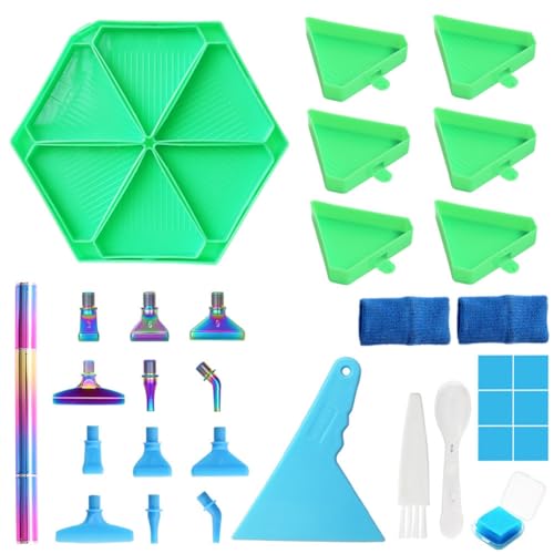 UWYRKSW 6-Gitter-Palette, Diamant-Malerei-Tablett-Kits, Sechseck-Bohrplatte mit Großer Kapazität, Diamant-Malstift, Kunst, Kreuzstich, F UWYRKSW 6-Gitter-Palette, Diamant-Malerei-Tablett-Kits, Sechseck-Bohrplatte mit Großer Kapazität, Diamant-Malstift, Kunst, Kreuzstich, F von UWYRKSW