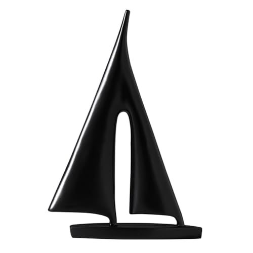 UWYRKSW Abstraktes Harz-Segelboot-Modell-Ornament, Modernes Segelschiff, Nautische Skulptur, Schlafzimmer-Desktop-Bücherregal-Dekoration UWYRKSW Abstraktes Harz-Segelboot-Modell-Ornament, Modernes Segelschiff, Nautische Skulptur, Schlafzimmer-Desktop-Bücherregal-Dekoration von UWYRKSW