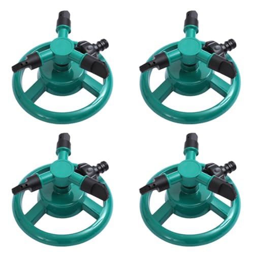 UWYRKSW Automatischer Sprinkler 360 Grad Automatisch Rotierender Sprinkler Rasengarten-Bewässerungsausrüstung Rotierender Sprinkler Grün von UWYRKSW