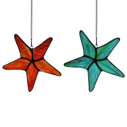 UWYRKSW Gebeizter Acryl-Fensterbehang, Seestern-, Sternfisch-Sonnenfänger, Gebeiztes Acryl- für - und Wanddekorationen UWYRKSW Gebeizter Acryl-Fensterbehang, Seestern-, Sternfisch-Sonnenfänger, Gebeiztes Acryl- für - und Wanddekorationen von UWYRKSW