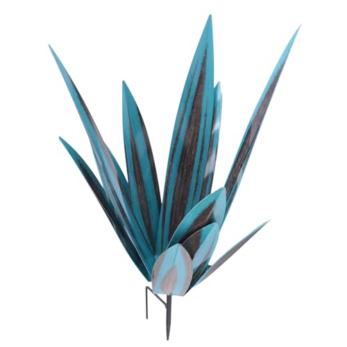 UWYRKSW Große Rustikale Tequila-Skulptur, Rustikale Agavenpflanzen Aus Metall für Den Außenbereich, Terrasse und, Handbemalte Agave Aus Metall Als Heimdekoration, Langlebig, Einfach zu Verwenden E von UWYRKSW