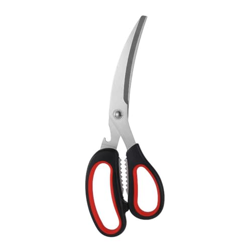 UWYRKSW Küchenschere mit Gebogener Klinge, Koreanische Grillschere Aus Edelstahl, Steak-Küchenschere, Küchenwerkzeug UWYRKSW Küchenschere mit Gebogener Klinge, Koreanische Grillschere Aus Edelstahl, Steak-Küchenschere, Küchenwerkzeug von UWYRKSW