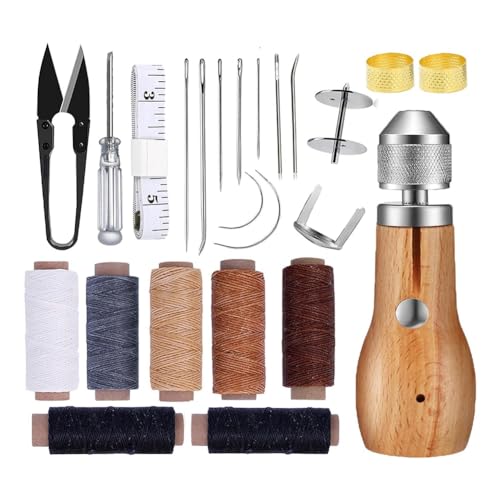 UWYRKSW Sewing Awl Kit, Leder Nähahlsatz Tragbar Wie Abgebildet für DIY für Täglichen Gebrauch Von Lederhandwerkzeugen von UWYRKSW