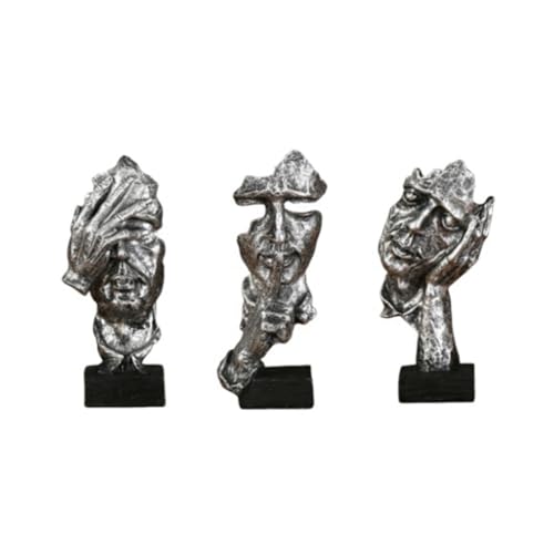 UWYRKSW Statue, Abstrakte Harz-Desktop-Ornamente, Skulptur, Miniaturfiguren, Gesicht, Charakter, Nordisches Kunsthandwerk, Büro, Zuhause, C UWYRKSW Statue, Abstrakte Harz-Desktop-Ornamente, Skulptur, Miniaturfiguren, Gesicht, Charakter, Nordisches Kunsthandwerk, Büro, Zuhause, C von UWYRKSW