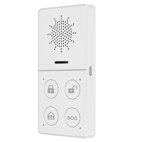 UWYRKSW Tuya Wifi Smart Alarm System 433M Einbruchschutz Alarm Host Smart Life App Steuerung Kabelloses Heimalarm-Kit Schutz von UWYRKSW