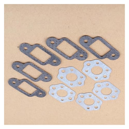 5set Lot Schalldämpfer Vergaser Dichtungssatz Fit for 021 023 025 MS210 MS230 MS250 MS 210 230 250 Kettensägen Teile 1123 129 0900 von UXHRBW