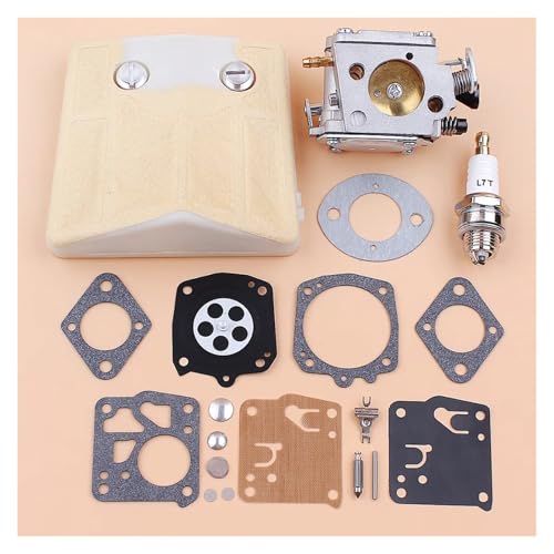 UXHRBW Vergaserfilter-Membran-Reparatursatz, passend für 61 66 181 266 268 272 281 288 HS 254B Kettensägen Ersatzteile von UXHRBW