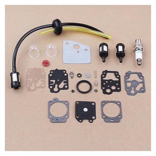 Vergaser Membran Dichtung Nadel Reparatur Kit Linie Fit for GX35 GX25 HHB25 HHH25 K20 WY K10 WYJ Kettensäge Teile von UXHRBW