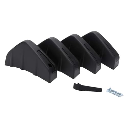 UYCHYTQR Auto-Heckspoiler Für Chevrolet Für Camaro 2002-2022 Hinten Lip Diffusor Splitter Spoiler Shark Flossen Auto Auto Stoßstange Lip Anti-Crash(SCHWARZ) von UYCHYTQR